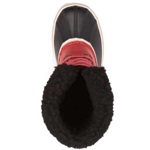 Womens Sorel Winter Carnival Waterproof Snow Boots Rose Dust Black NL348 Size 12 - Picture 4 of 5